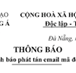 Cảnh báo phát tán email mã độc